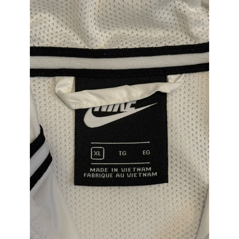 Nike Kids Windrunner Full Zip Hooded Jacket Black White Logo Swoosh Sz XL​ - Picture 9 of 9